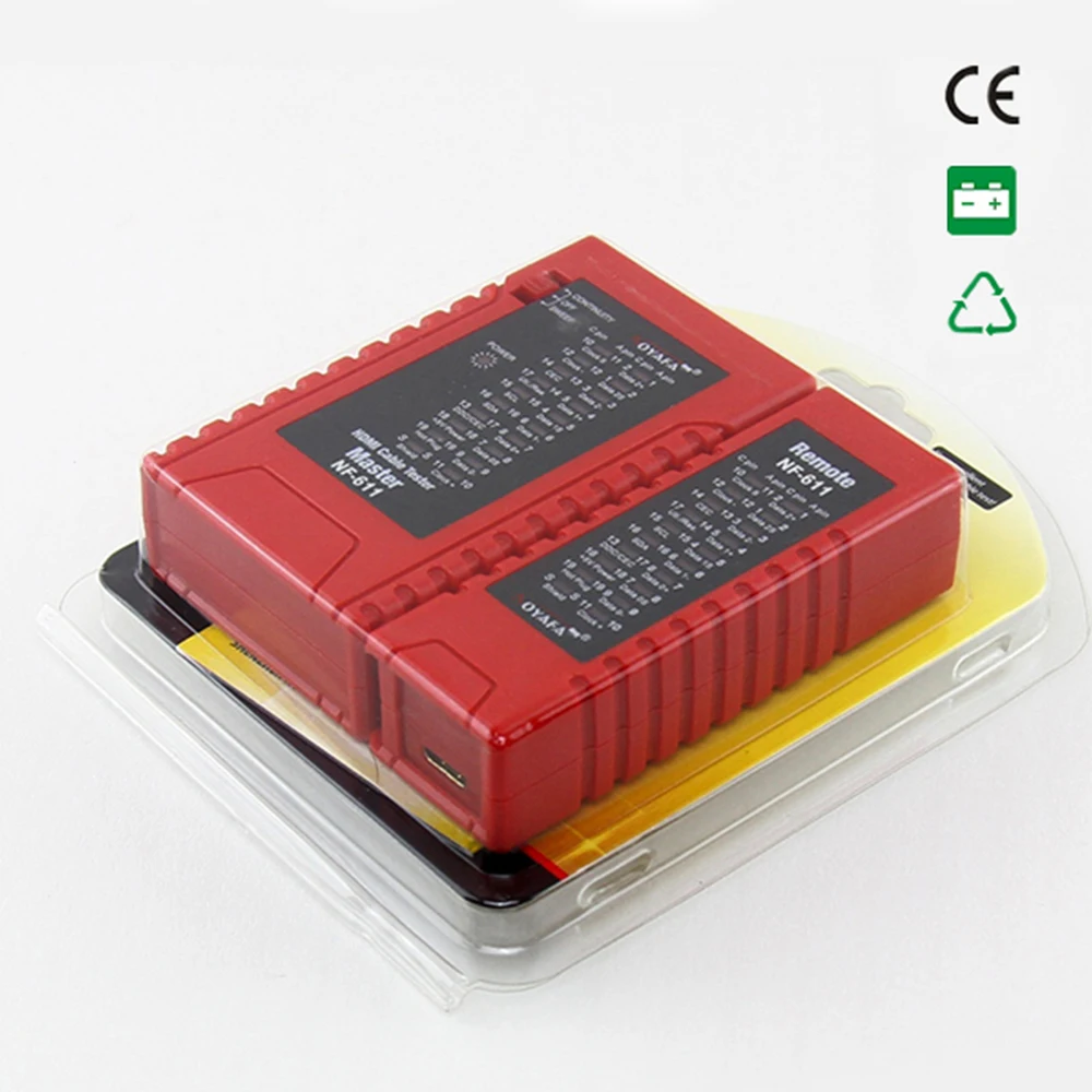 NOYAFA NF 611 Тестер кабеля HDMI метр Регулируемый режимов регулятор скорости &quotбыстро