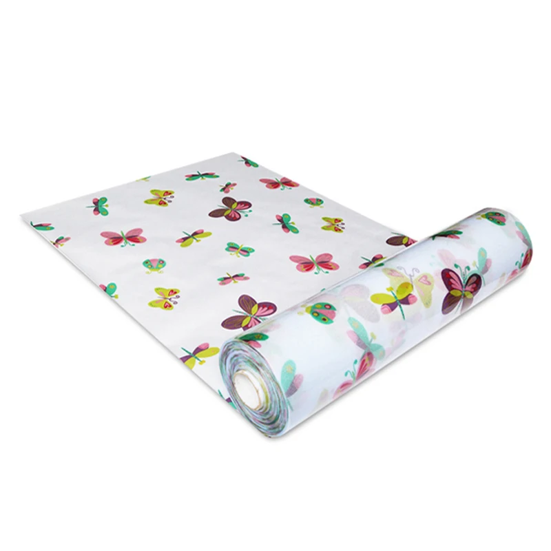 Цветная мультяшная бабочка матовая статическая стеклянная наклейка детская