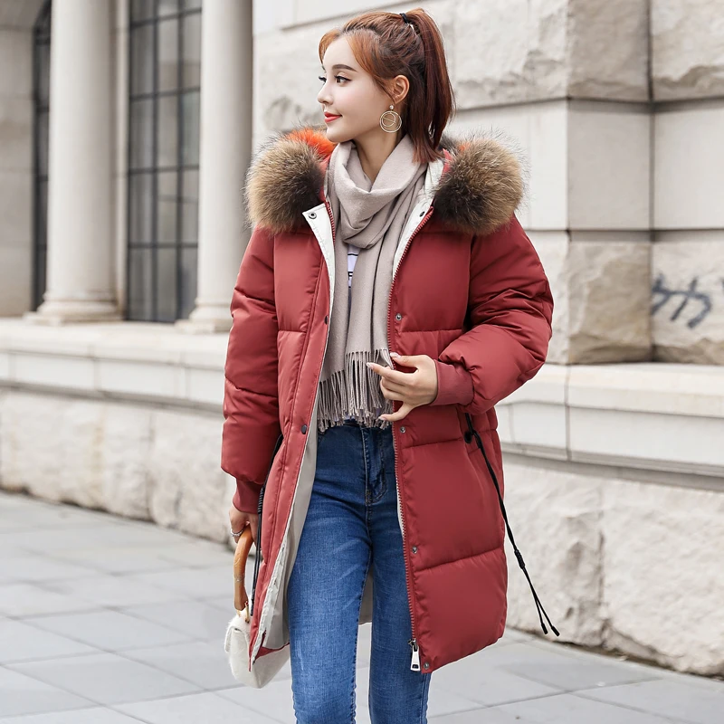 

Korean Style Winter Jacket Women new arrival Hooded Cotton Padded Female Winter Coat Outwear New Warm Coat 2019 Women Jacket