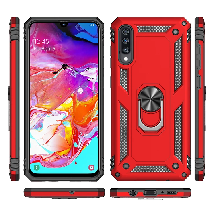 

Shockproof Armor Magnetic Case for Samsung galaxy A10 A20E A10E A30 A20 A40 A50 A60 A70 A80 A90 A70S M40 A10S Metal Ring Cover