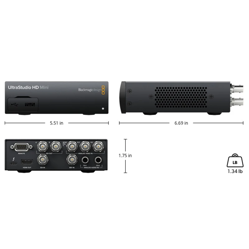 Blackmagic Design UltraStudio HD профессиональный мини-переключатель вещания для монитора HDMI