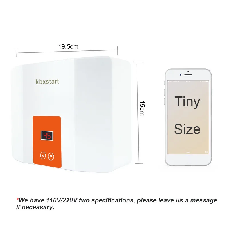 Мгновенного мини подогреватель для воды настенный Электрический