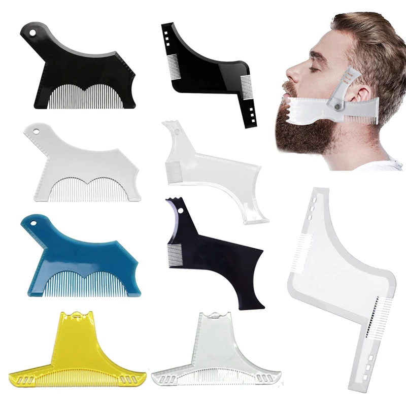 5 тип волос борода Расческа для бороды формирующий стиль гребень шаблон щетка