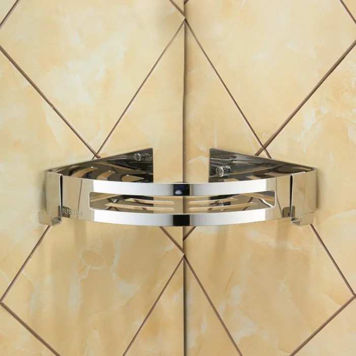 Нержавеющая сталь полки для ванной Матовый никель настенное крепление e Душ Caddy