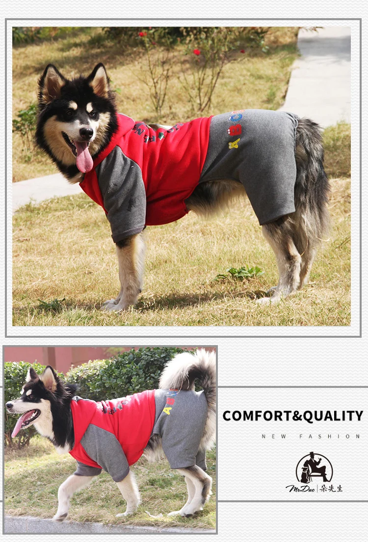 Зимнее теплое хлопковое ветрозащитное пальто для собаки куртка с капюшоном