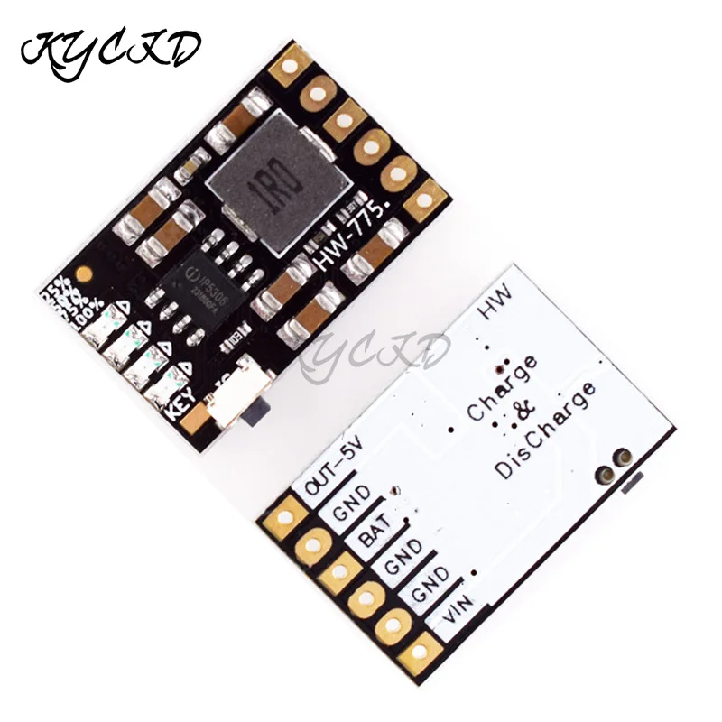 

DC 5V 2A Step Up 18650 Lithium Li-ion Battery Charging Discharge Integrated Module with Overvoltage/Short Circuit Protection
