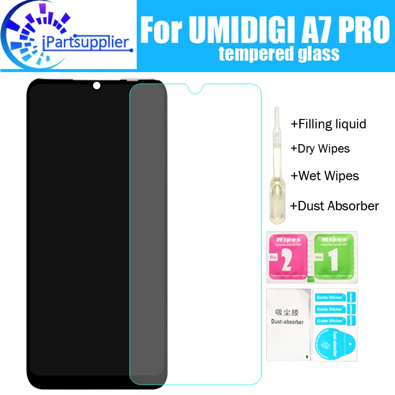 

UMIDIGI A7 PRO защитное закаленное стекло 100% хорошее качество премиум 9H защита экрана Аксессуары для A7 PRO (не 100% покрытие)