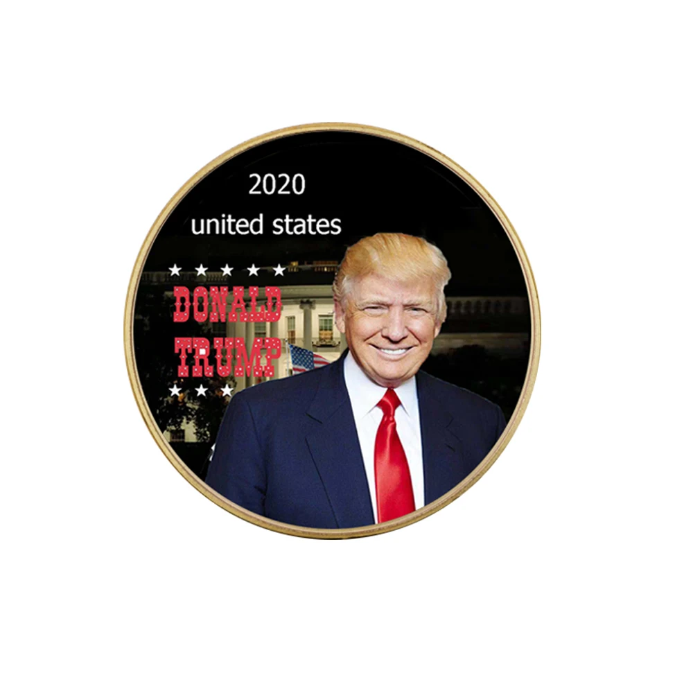 Дональд Трамп 2020 держит Америку великим коммандером Золотая Серебряная монета 45