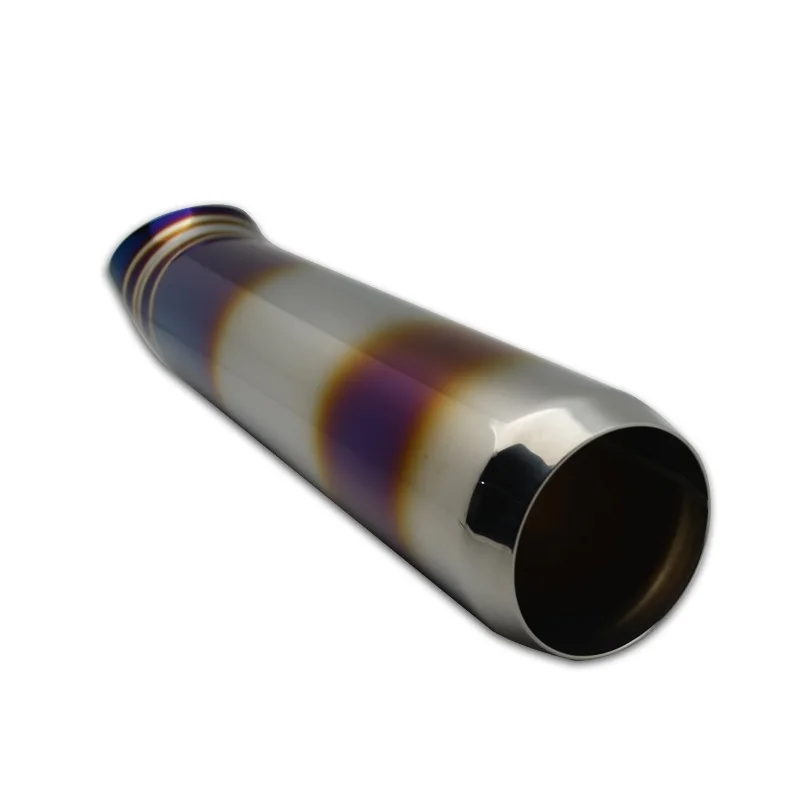 1 шт. Автомобиль Мотоцикл выхлопной трубы Цвет Нержавеющая сталь дооснащения