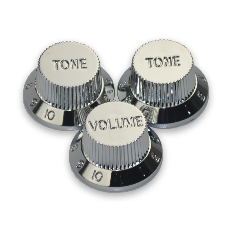 kostenloser versand multi farbe elektrische gitarre speed control knöpfe gitarre topf tasten kappe 2 ton 1 volumen ein set free global shippi