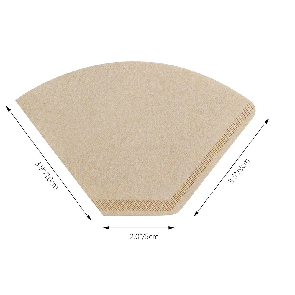 Экологичная неотбеленная оригинальная деревянная ручная капельная бумага для