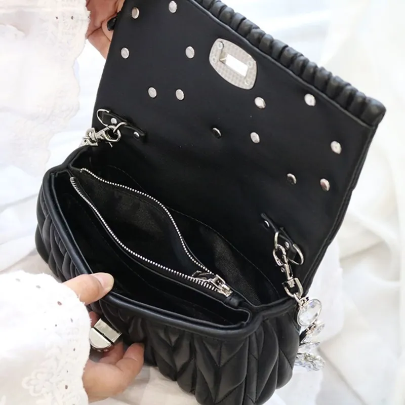 

Tassel Chain Bag 2020 New Autumn All-match Small Square Bag Women's Shoulder Messenger Bag High Quality Women Purse and Handbags