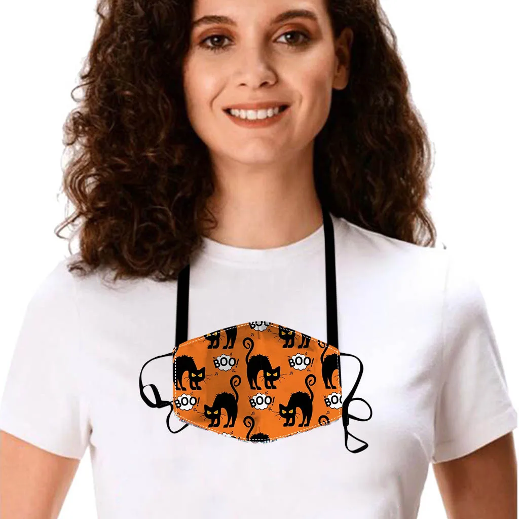 3 шт. Хэллоуин Череп принт животный узор косплей костюм для взрослых Забавный