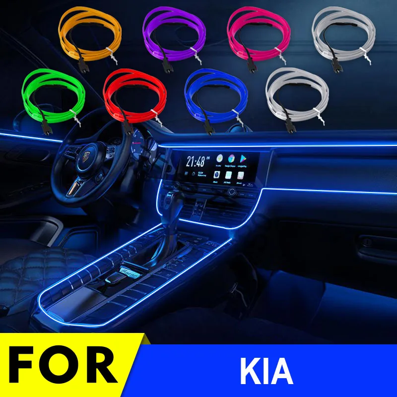 

Car Interior Lighting Decorative Lamp Ambient Light Atmosphere Lamp For Kia Rio Ceed Sportage Cerato Soul Sorento K2 K5 Flip