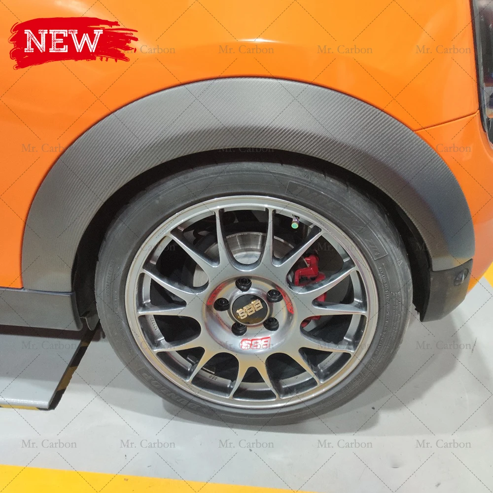 Для MINI F56 COOPER S углеродное волокно стекло широкое крыло отделка кузова Комплект