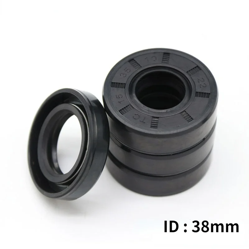 

ID 38mm NBR Nitrile Rubber Shaft Oil Seal TC-38-48/50/52/54/55/56/58/60/62/65/70/72/75-5/7/8/10/12 Nitrile Oil Seal