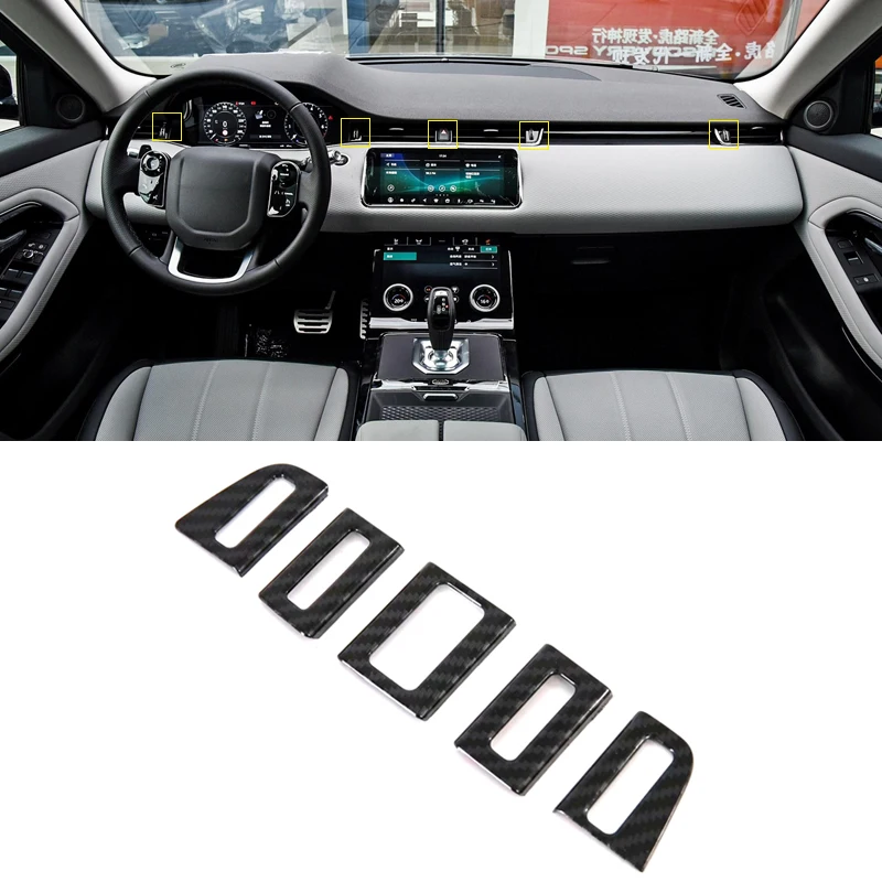 Для Range Rover Evoque (L551) 2019 2020 ABS пластик интерьер приборной панели вентиляционное