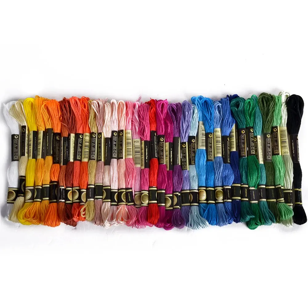 Топ 35 хлопковая нить DM * C -Colors нитки для вышивания крестиком 6 нитей двойная