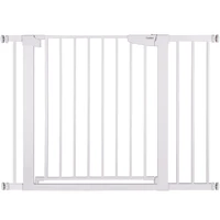adjustable baby safety door gate pet dog cat fence stair door metal high strength iron gate for kids safety friendly design