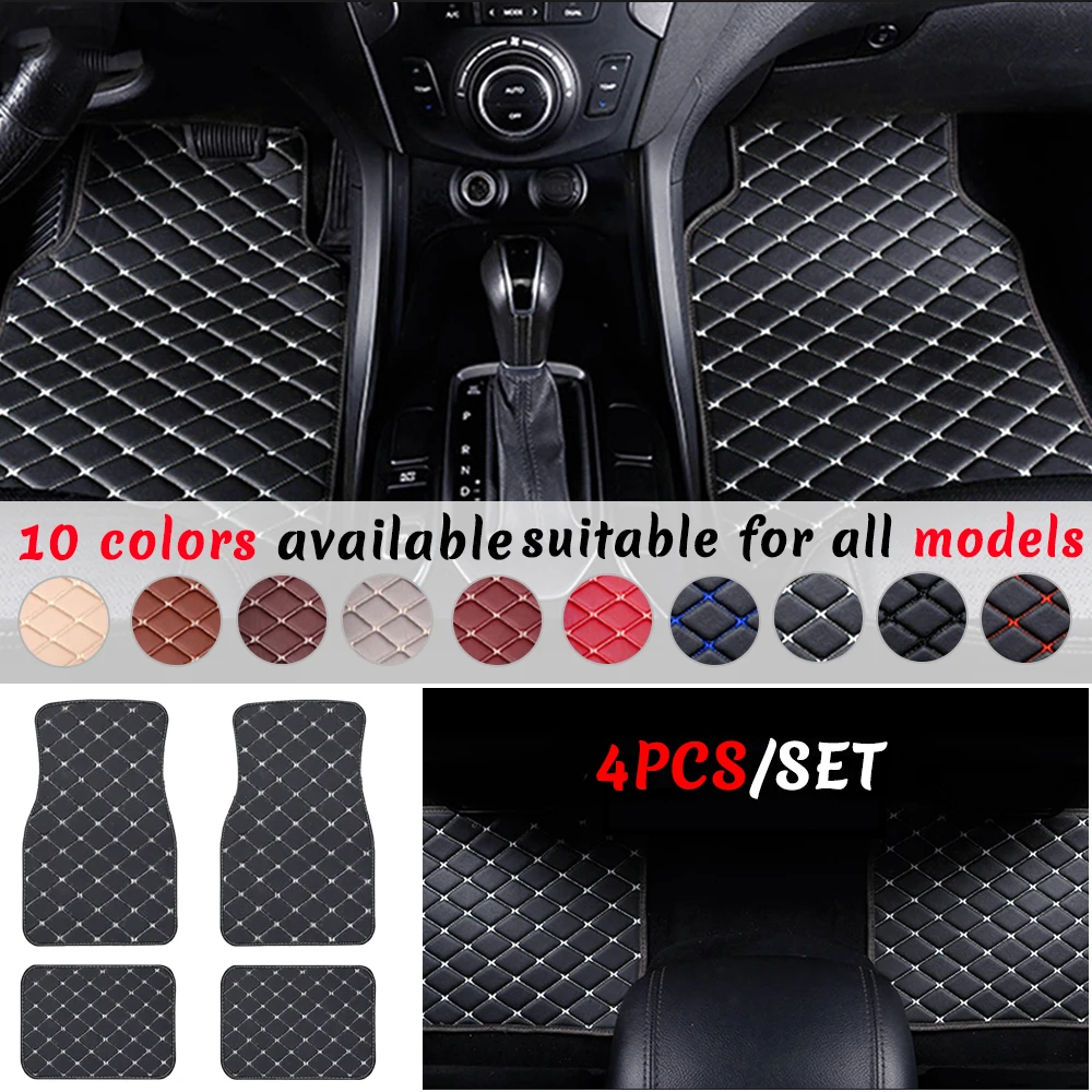 

4pcs Car Floor Mats For ASTON MARTIN Rapide V8 Vantage DB7 DB11 DB9 Auto Foot Pads Floor Liners Car Styling Accessories Covers