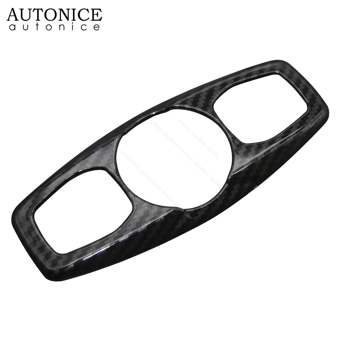 Углеродное волокно Цвет чтение светильник отделка Подходит для Ford Focus Kuga Escape