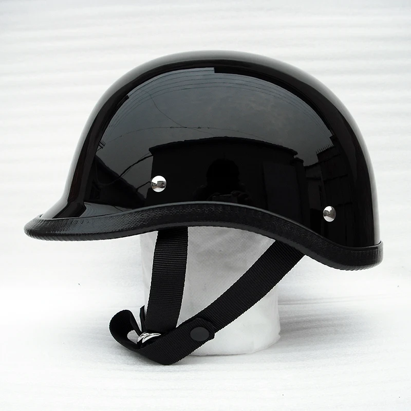 

Motorcycle Half Face Jokey Style Light Weight Retro Vintage Helmet