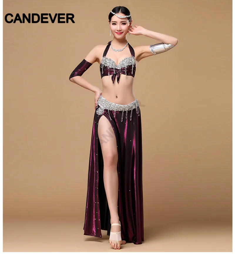 Египетский Восточный танцевальный костюм для танца живота из бисера выступлений