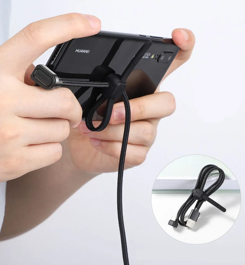 U-shape USB C gaming cable 2.1A fast charging & data Sync convenient for you playing game while | Мобильные телефоны и