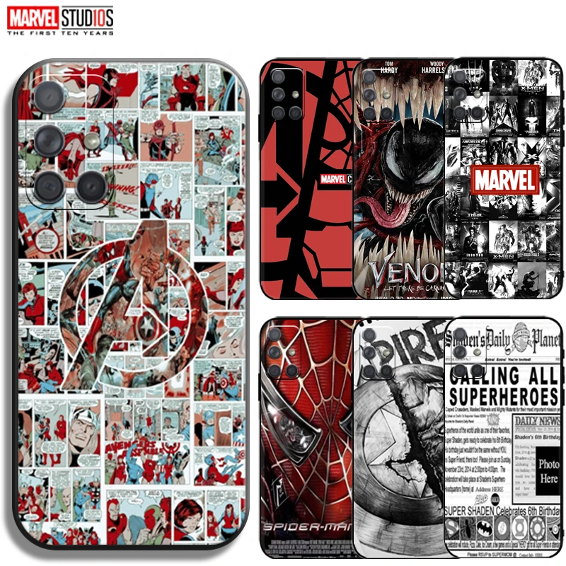 

Marvel Avengers Phone Case For Samsung Galaxy M01 M10 M11 M21 M30 M30s M31 M31s M51 M02 M02s M12 M22 M32 M42 M52 M62 Soft TPU