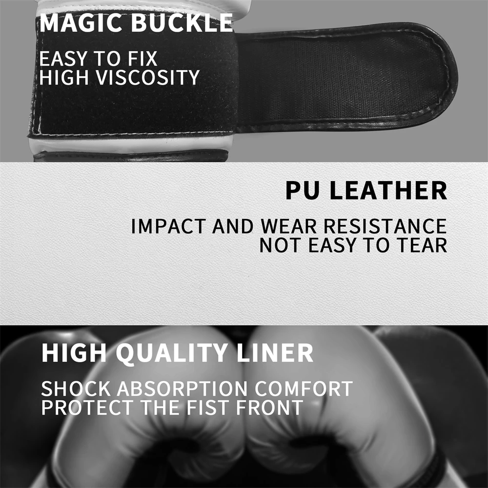 Боксерские перчатки для мужчин спортивные тренировочные с изображением