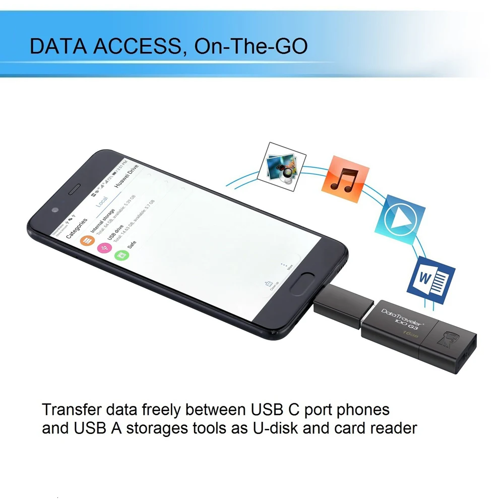 Usb type C адаптер Thunderbolt 3 к USB 3,0 OTG конвертер алюминиевый для MacBook Pro samsung Note 8 S8 Google Pixel 2 XL