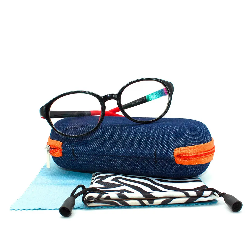 Детские мягкие силиконовые очки LuckTime детские с мягкой оправой по рецепту Tr90