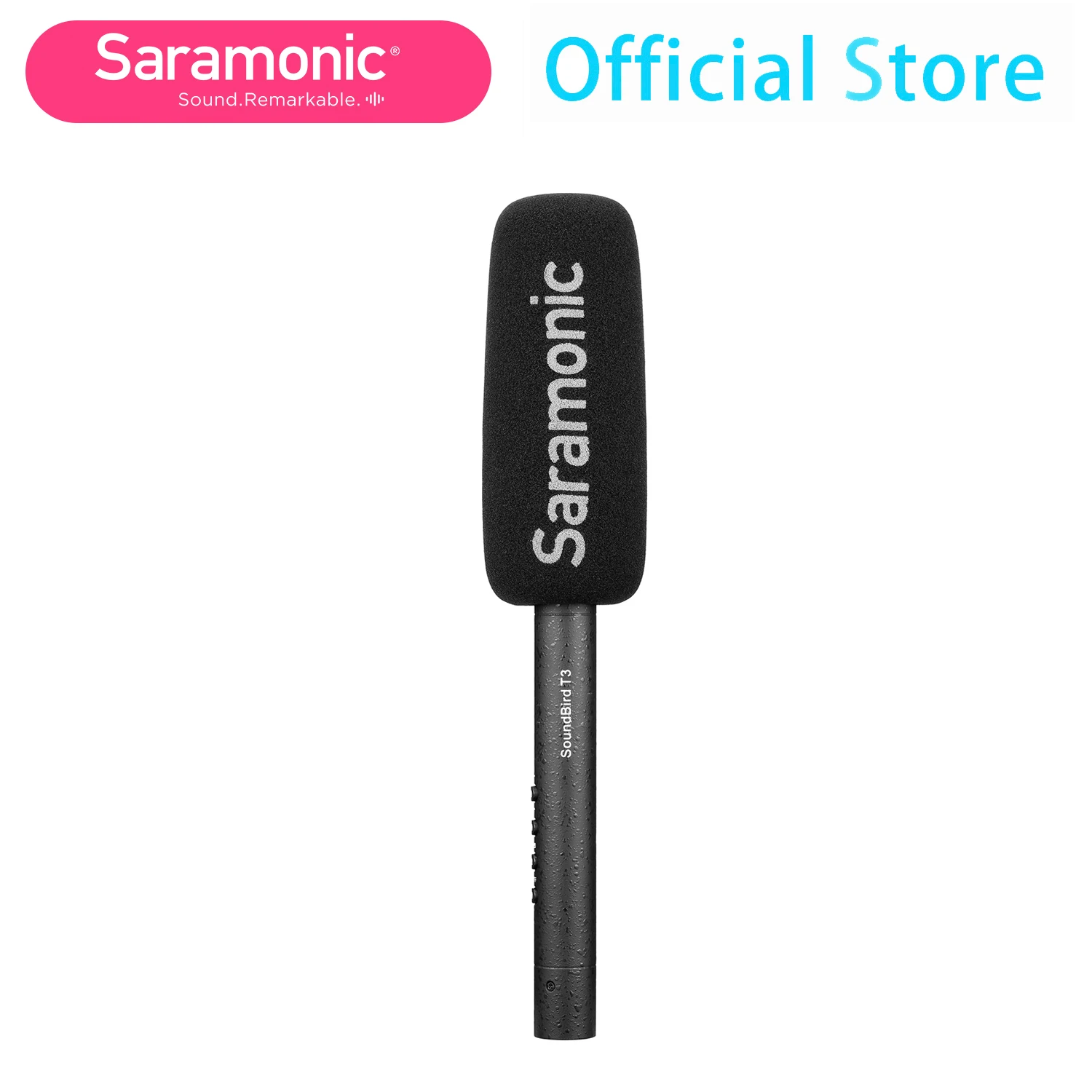 Кардиоидный конденсаторный микрофон Saramonic SoundBird T3/T3L для киносъемки ENG запись