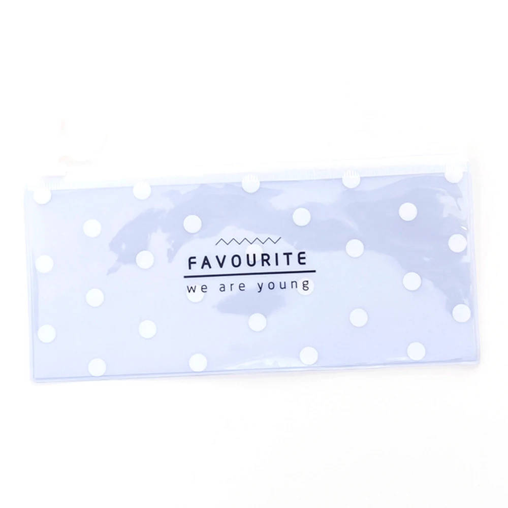 C New 1Pc Pencil Pen Case Bags Large capacity Small Fresh Ring Student School Supply bus Cases pouch Girl Boys Stationery Dropping - Цвет: C