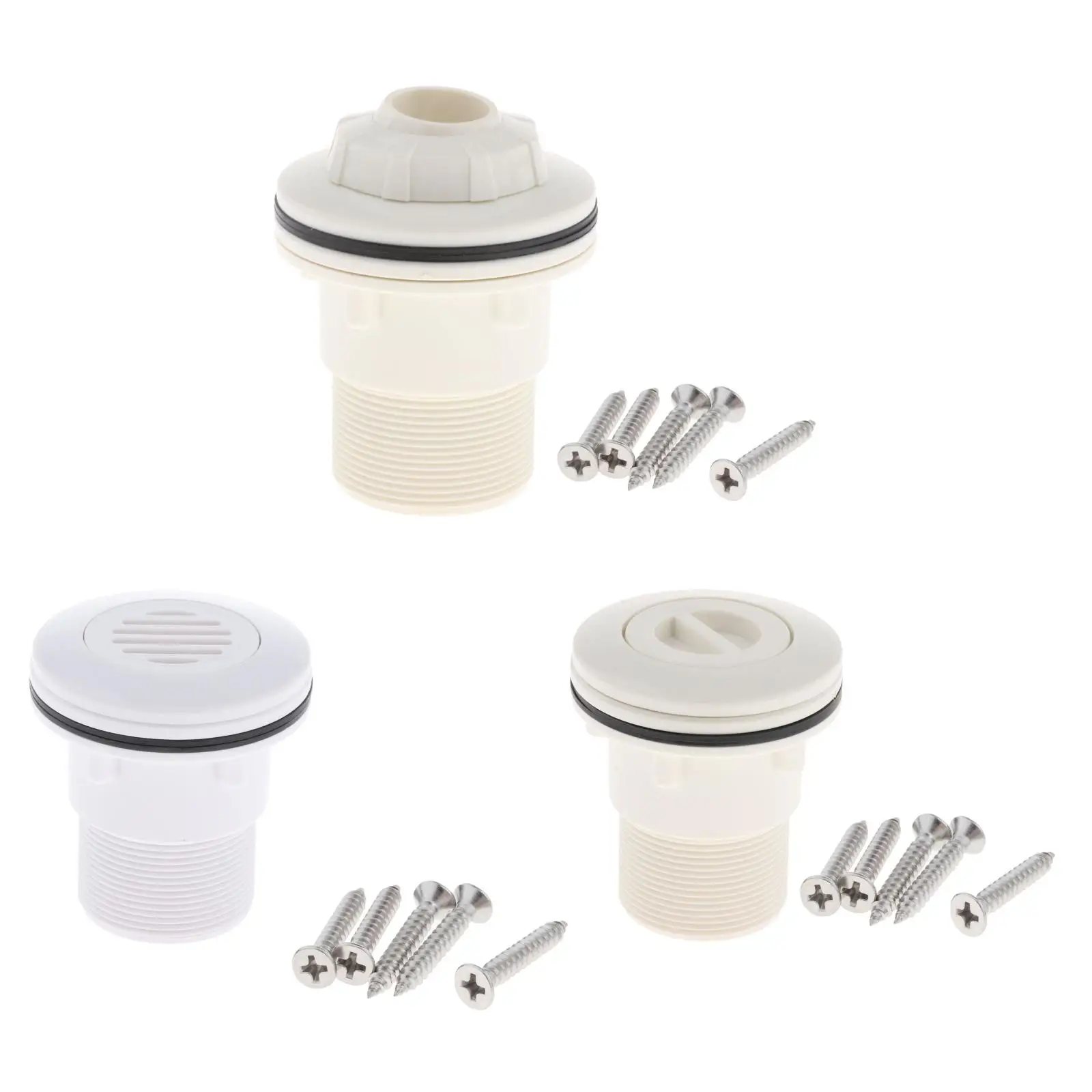 

Swimming Pool Outlet Nozzle 360° Rotation Pool Massage Nozzle Water Outlet SPA Eyeball Jet Fitting Tools