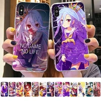 maiyaca no game no life phone case for iphone 11 12 13 mini pro xs max 8 7 6 6s plus x 5s se 2020 xr cover