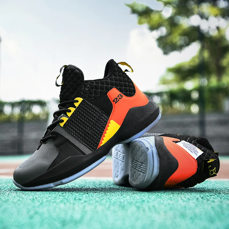 Профессиональная Мужская Баскетбольная обувь более стабильная спортивная uptempo