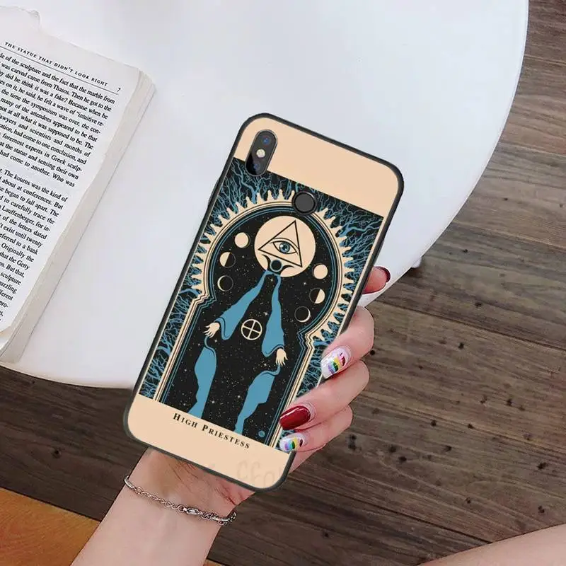 

Witches moon Tarot Mystery totem Phone Case For Xiaomi Redmi mi note 7 8t 9 9t 9s 8 10 10t 11 pro lite K20 max 3