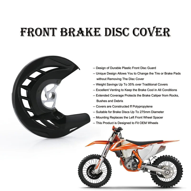 

Front Brake Disc Protection Cover of Off-road Motorcycle KTM 125 150 250 300 450 The Product Is Suitable for KTM