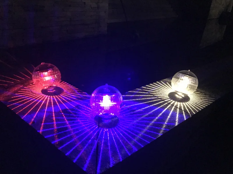 

Floating Light LED Disco Light Swimming Pool Waterproof LED Solar Power Multi Color Changing Water Drift Lamp Security Dropship