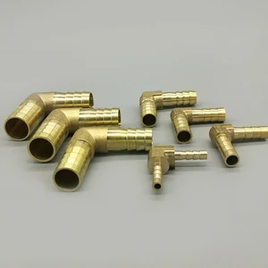 Латунный шланг, стандартный редукционный колено, 4 мм, 6 мм, 8 мм, 10 мм, 16 мм, ID, шланг, медная Зубчатая Муфта, Соединительный адаптер