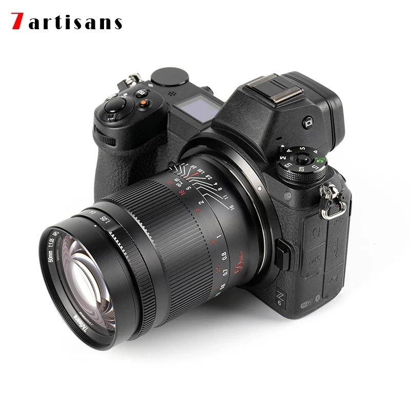 7artisans 50 мм F1.05 Полнокадровый объектив с большой диафрагмой для Sony A7R3 M3 M2/Canon R5 R6 EOS R