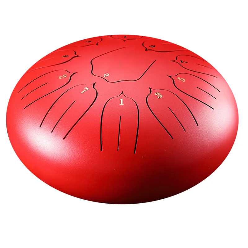 Новый 6in 8 тон Сталь язык барабан C Ключ ударный инструмент Handpan барабана с молотки