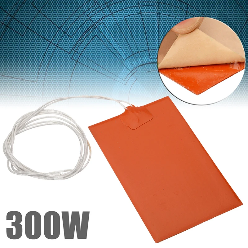 1pcs 300W 110V Universal Fuel Water Tank Silicone Heating Pad Warming Accessories Waterproof Safe Durable | Дом и сад
