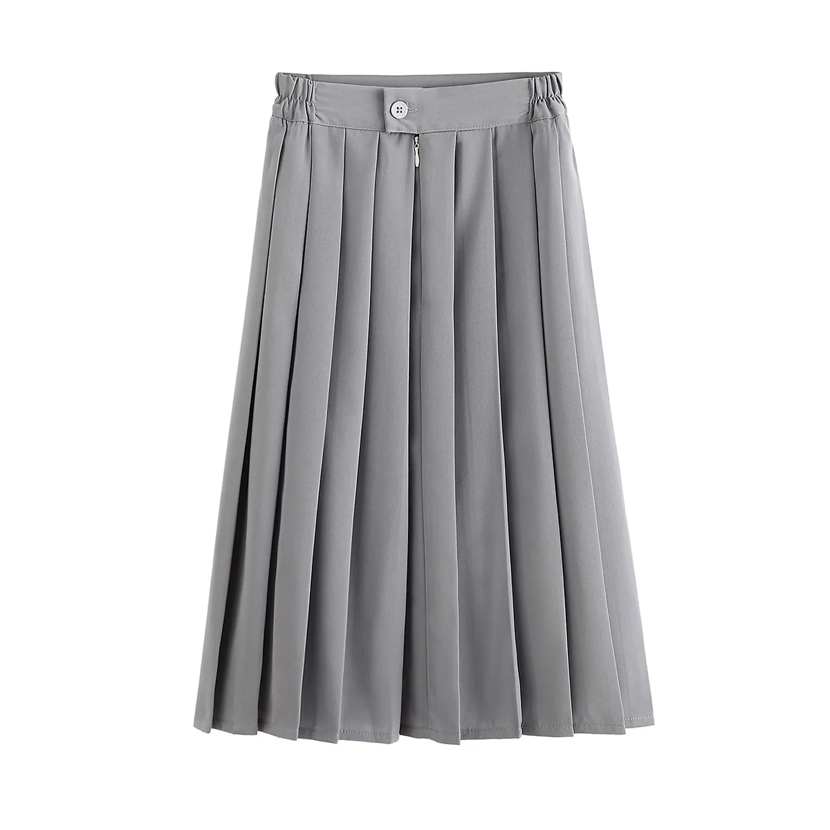 2020 New 5XL High Waist A-Linen Women Pleated Skirt Saia Stretch Plus Size Midi Faldas Jupe Femme | Женская одежда