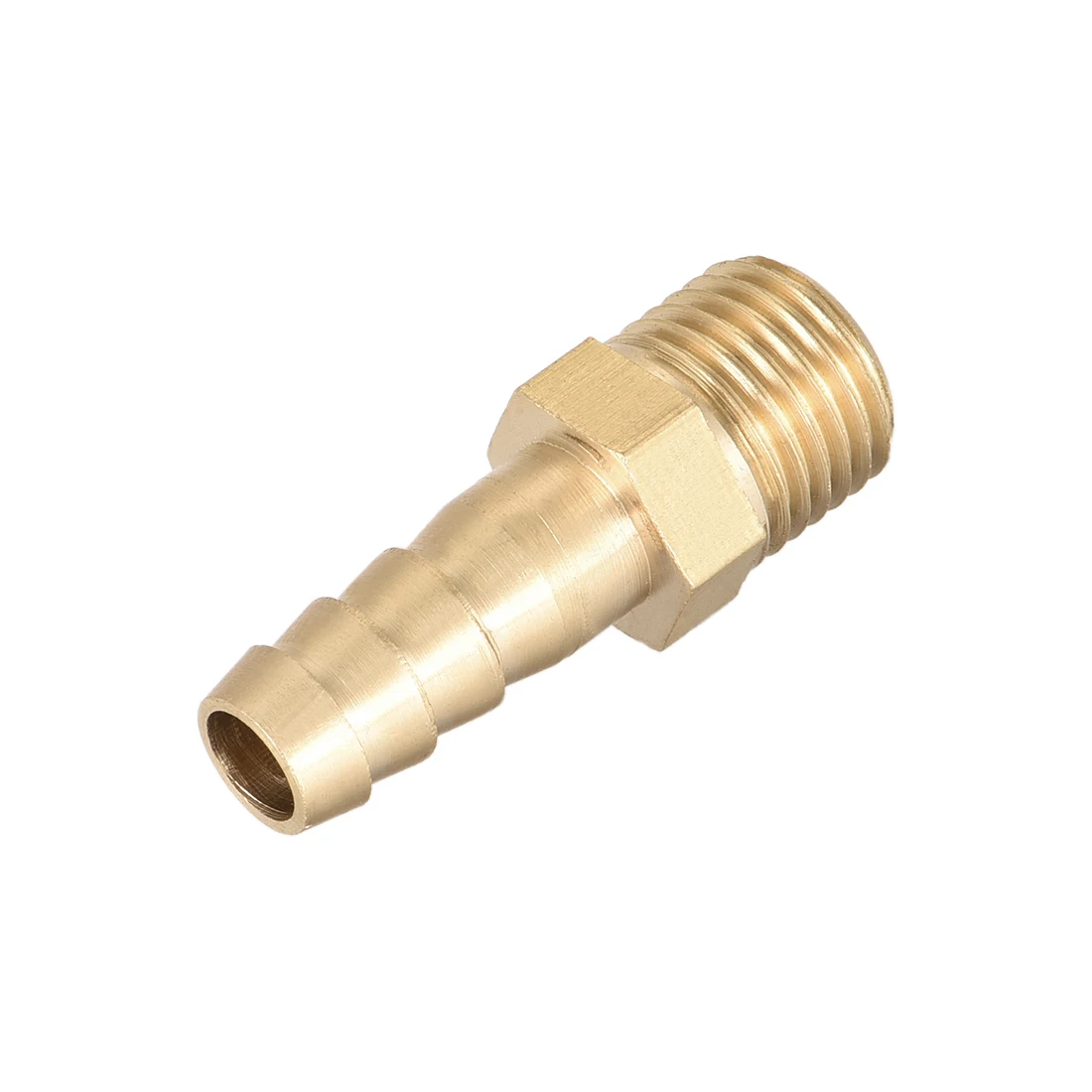 

uxcell Brass Fitting Connector Metric M12x1.25 Male to Barb Hose ID 8mm 4pcs