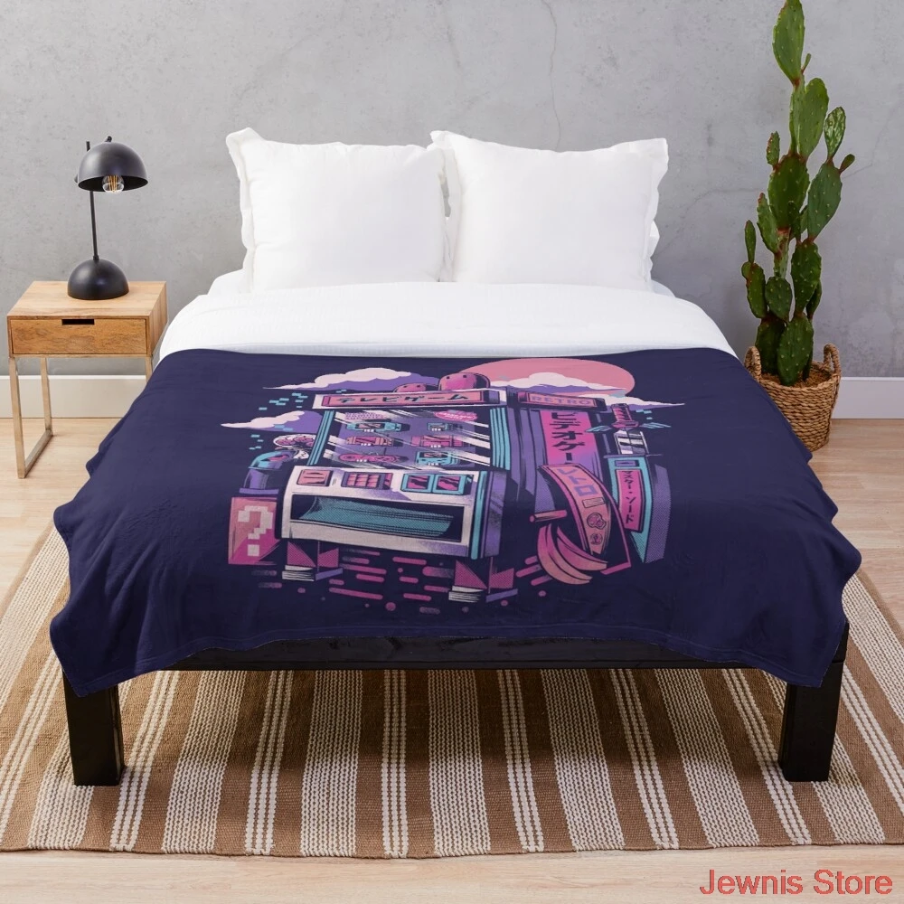 

Одеяло для игровой машины в стиле ретро, дневное покрывало для дивана/кровати/машины, портативное 3D одеяло для детей и взрослых, домашний те...