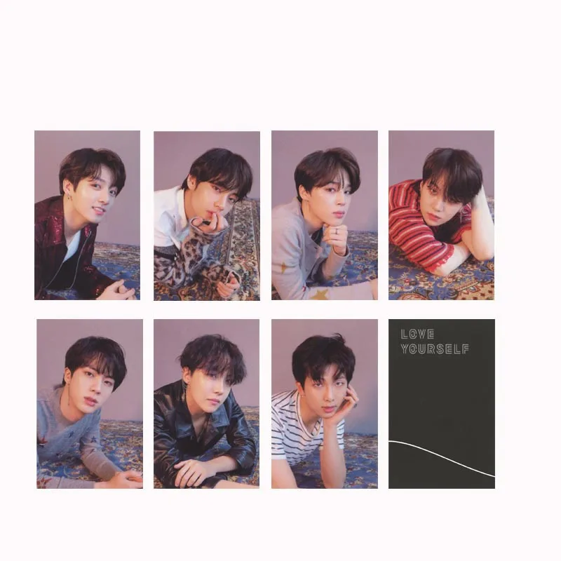 Альбом Kpop Фотокарточка Bangtan Boys коллекционная фотокарточка самодельные бумажные