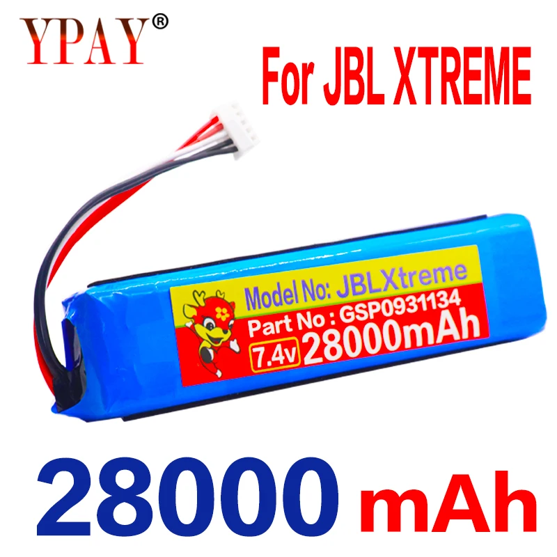 Аккумулятор большой емкости 28000 мАч GSP0931134 для динамиков JBL XTREME Xtreme|Перезаряжаемые