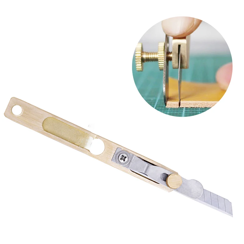 Нож для резки кожи нож обрезки меди разделитель ремня практичный резак